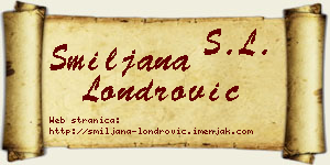 Smiljana Londrović vizit kartica